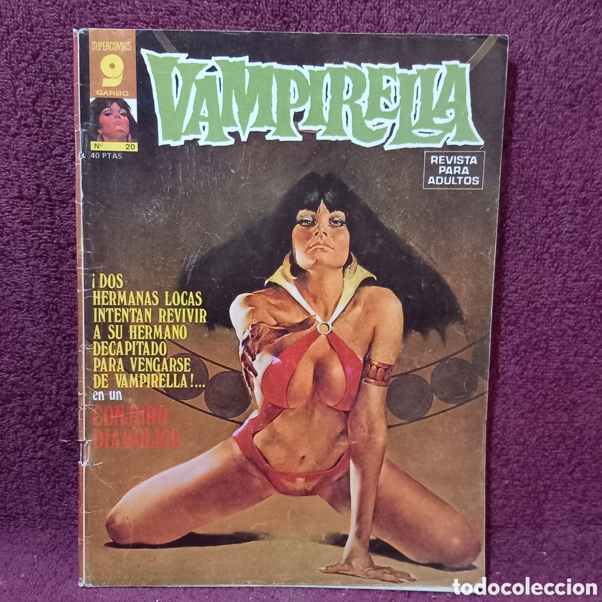 Comics: VAMPIRELLA N&deg;20 /CONJURO DIABOLICO(SUPER COMICS GARBO)