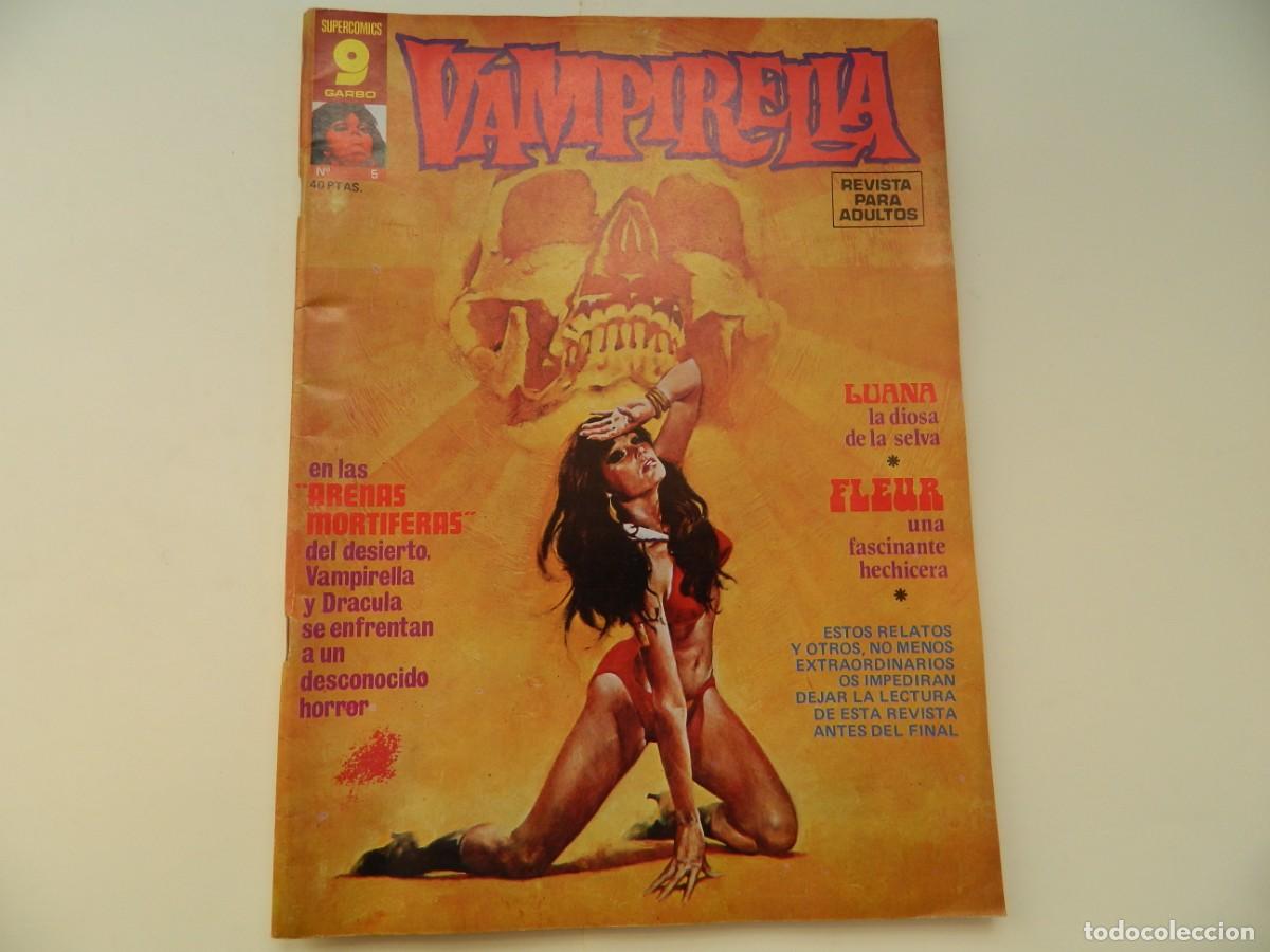 C&oacute;mics: VAMPIRELLA N&ordm; 5 EN MUY BUEN ESTADO 1973 - REGALO ORIGINAL -