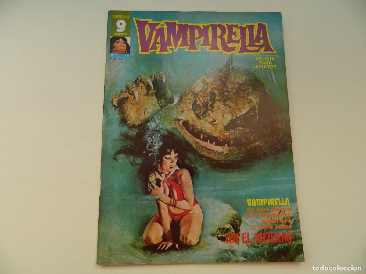 C&oacute;mics: VAMPIRELLA N&ordm; 9 EN MUY BUEN ESTADO 1973 - REGALO ORIGINAL -