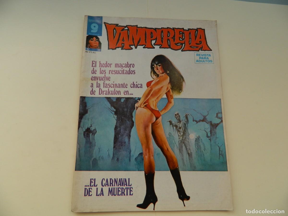 C&oacute;mics: VAMPIRELLA N&ordm; 16 EN MUY BUEN ESTADO 1973 - REGALO ORIGINAL -