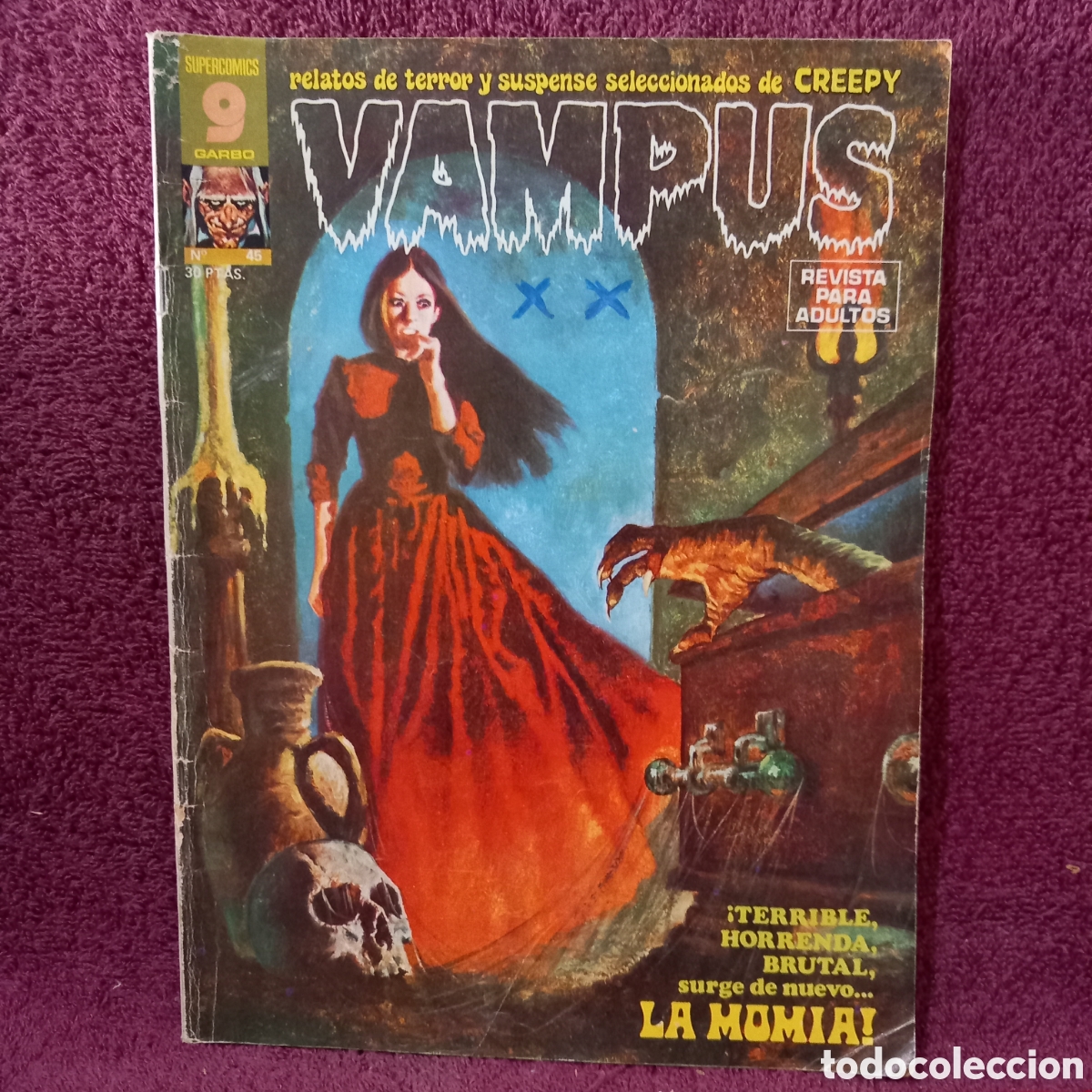 Fumetti: SUPERCOMICS GARBO/N&deg;45/CREEPY-VAMPUS-LA MOMIA