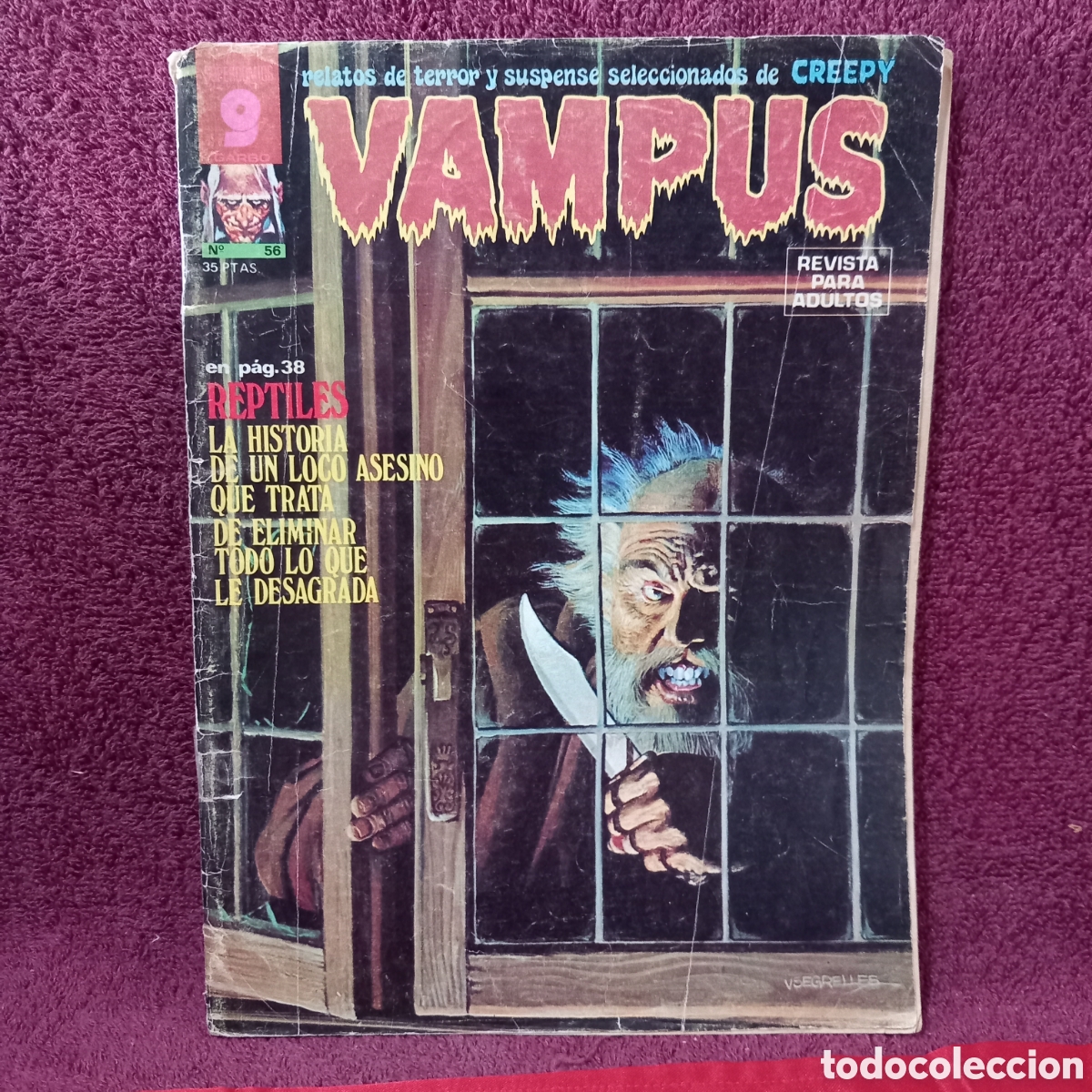 Fumetti: ASUPERCOMICS GARBO CREEPY-VAMPUS N&deg;56 REPTILES