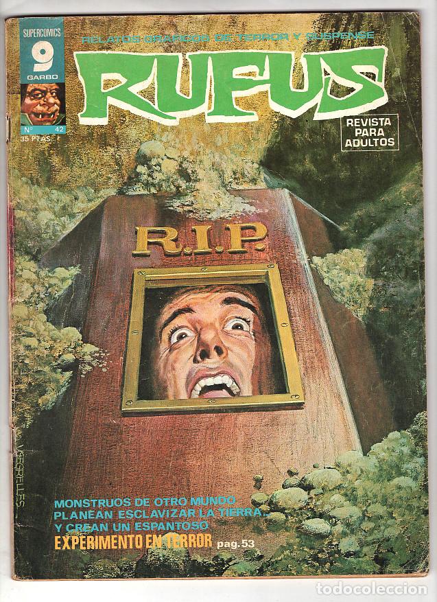 Rufus Nº 42 Relatos Graficos de Terror y Suspense - Garbo, Grapa 1973 Mbe