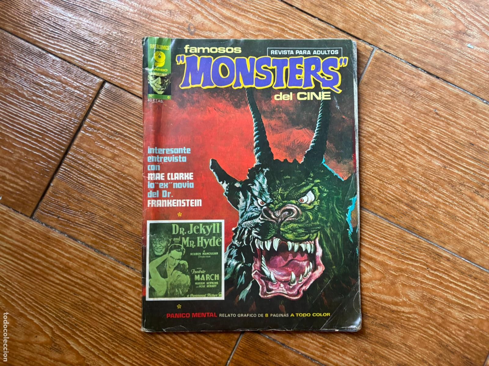 C&oacute;mics: FAMOSOS MONSTERS DEL CINE N&ordm; 6 EDITORIAL GARBO 1975
