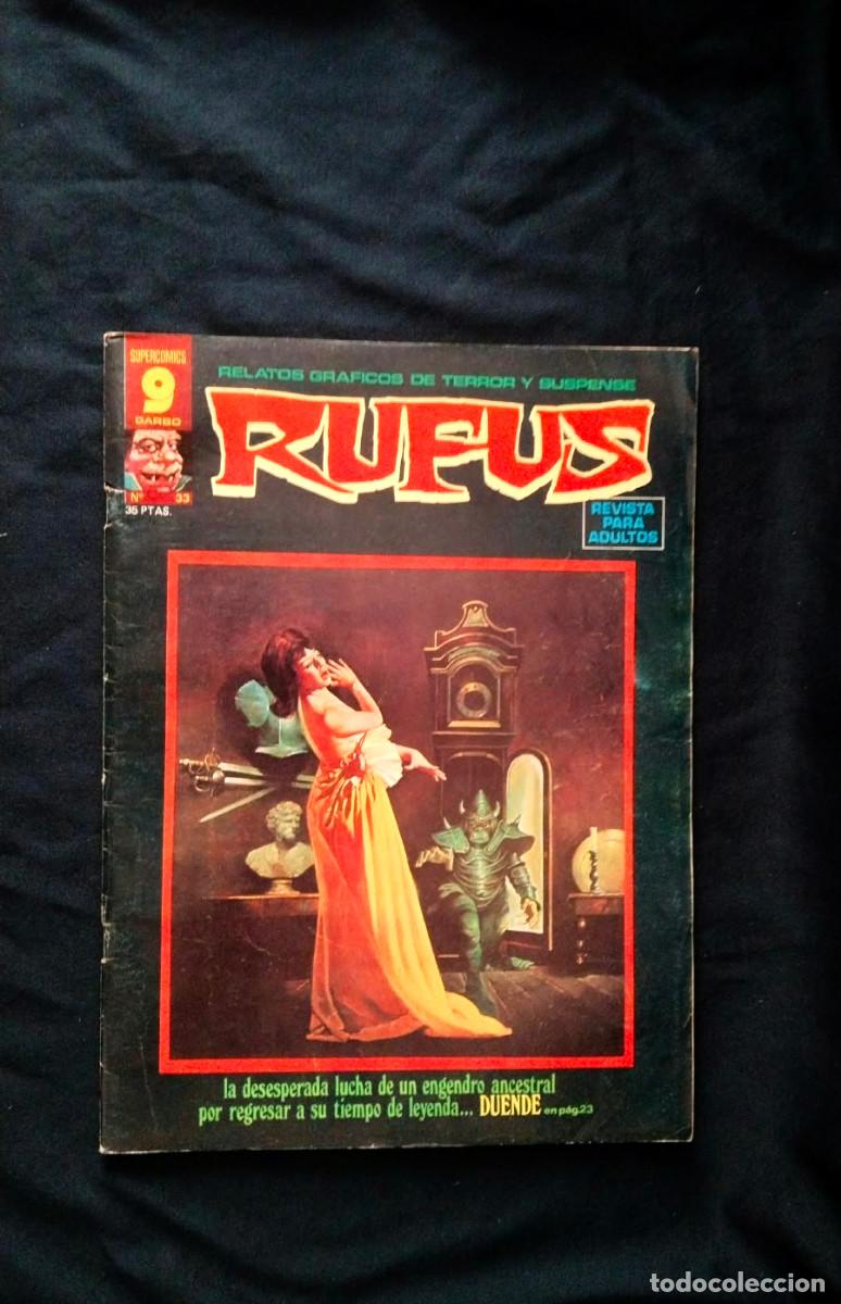 Fumetti: RUFUS N&ordm; 33 RELATOS GRAFICOS DE TERROR Y SUSPENSE - GARBO, GRAPA 1973 MBE