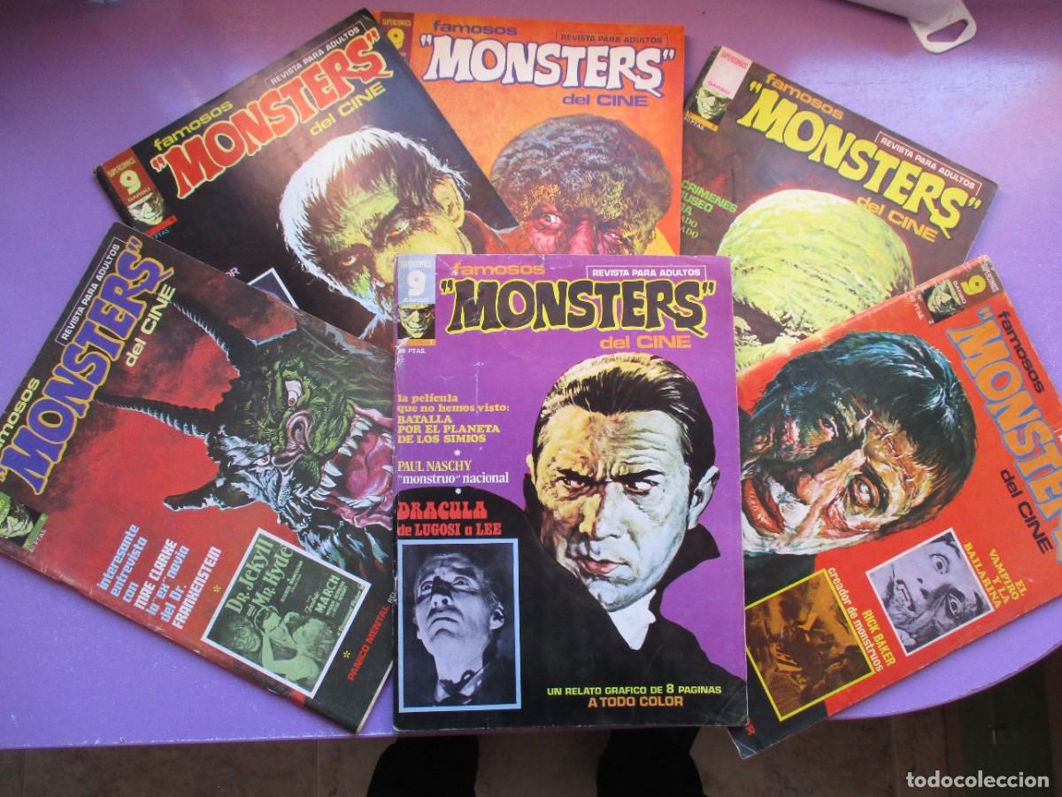 C&oacute;mics: LOTE 6 COMICS MONSTERS DEL CINE 1 2 3 4 6 8 RICHARD CORBEN &iexcl;&iexcl;&iexcl; BUEN/ MUY BUEN ESTADO !!!!