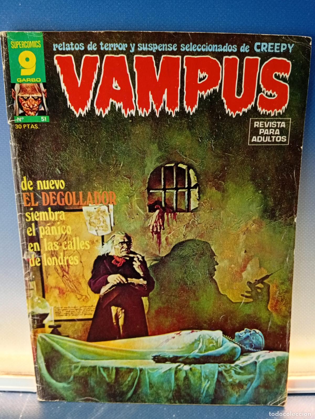 C&oacute;mics: Relatos De Terror y Suspense Seleccionados De Creepy, Vampus 51