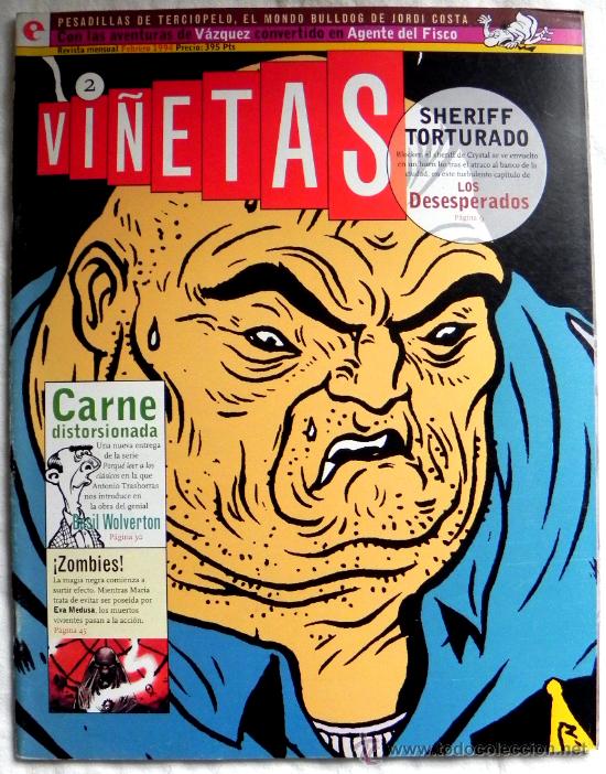 Cómics: CÓMIC VIÑETAS 2 - EVA MEDUSA ANA MIRALLES - VÁZQUEZ AGENTE DEL FISCO - TORPEDO AVENTURA ACCIÓN HUMOR