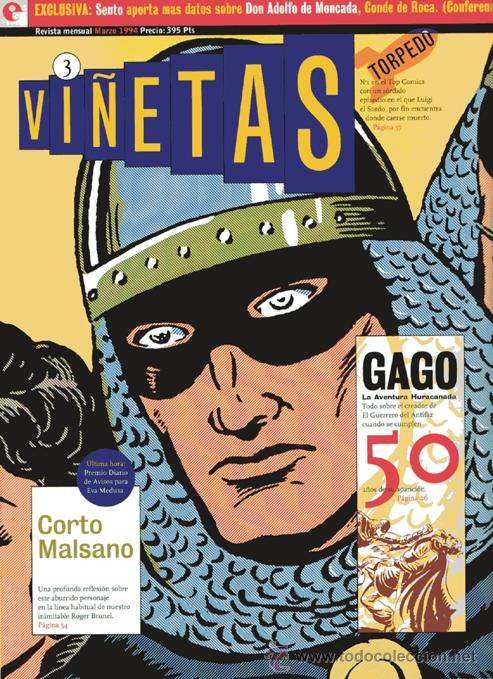 C&oacute;mics: VI&Ntilde;ETAS N&ordm; 3 (Marzo 1994) - Foto 1