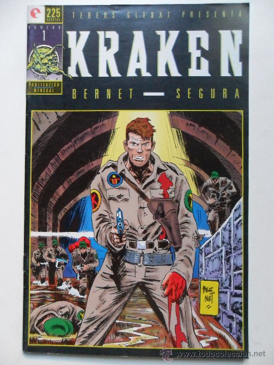 C&oacute;mics: KRAKEN N&Uacute;MERO 1 . BERNET . SEGURA - Foto 1