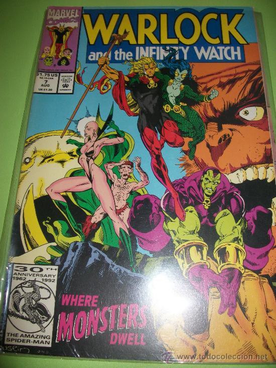 C&oacute;mics: COMIC USA - WARLOCK ADN THE INFINITY WATCH - #7 - INGLES - Foto 1