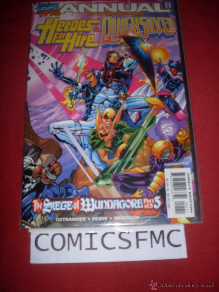 C&oacute;mics: MARVEL COMICS - HEROES FOR HIRE & QUICKSILVER ISSUE annual 1998 - Foto 1
