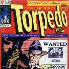 Cómics: TORPEDO 1936 - GLENAT 1994-1997 - COMPLETA 30 NUMEROS. Lote 136137390