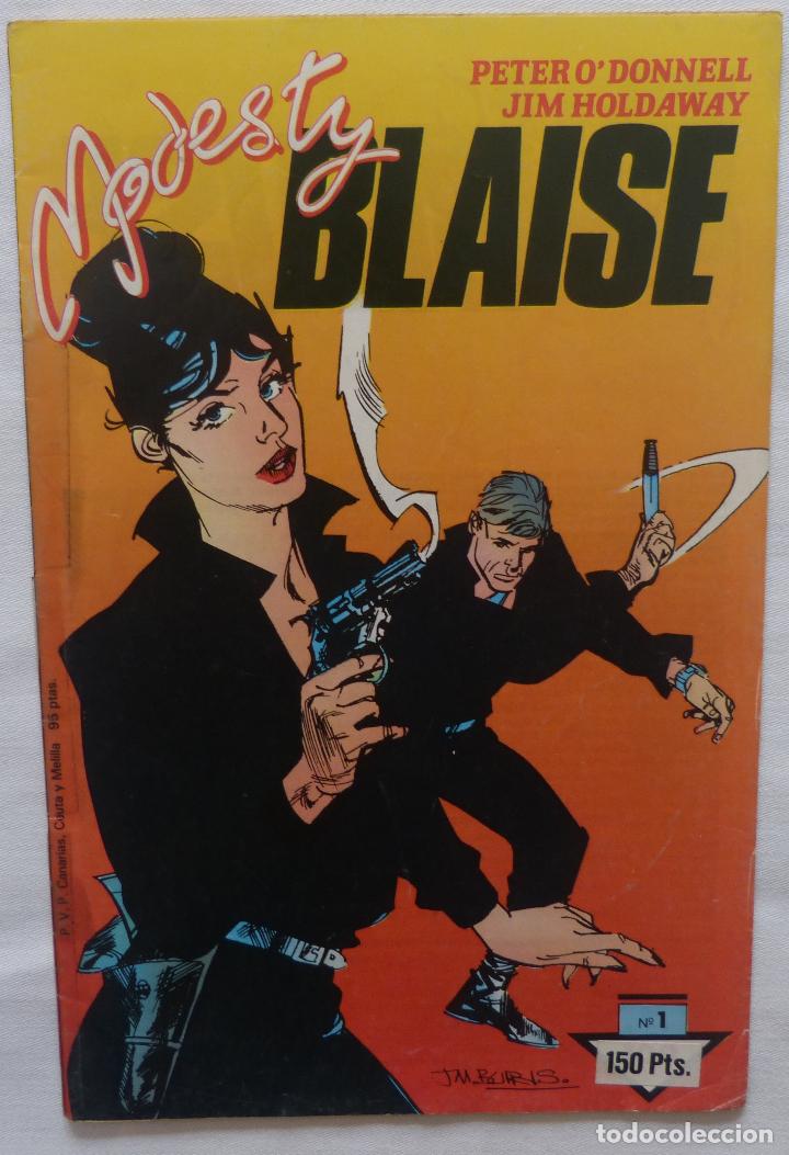 C&oacute;mics: Comic Modesty Blaise,Numero 1,Marvel,Forum Comics,1988 - Foto 1