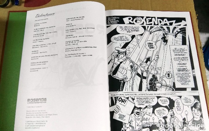 C&oacute;mics: Manuel Fontdevila, Rosenda, Gl&eacute;nat, Barcelona, 2005. Comic - Foto 3