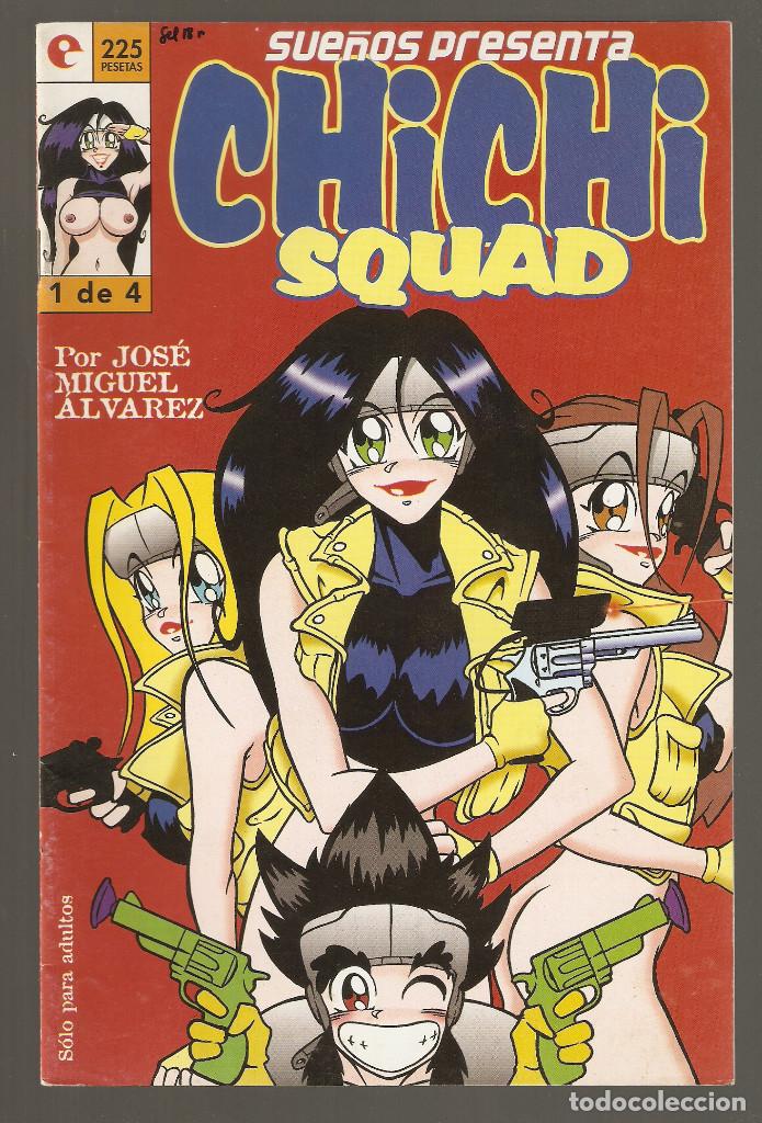 C&oacute;mics: CHICHI SQUAD - N&ordm; 1 DE 4 - SUE&Ntilde;OS PRESENTA - COMIC EROTICO - GLENAT- 1996 - - Foto 1