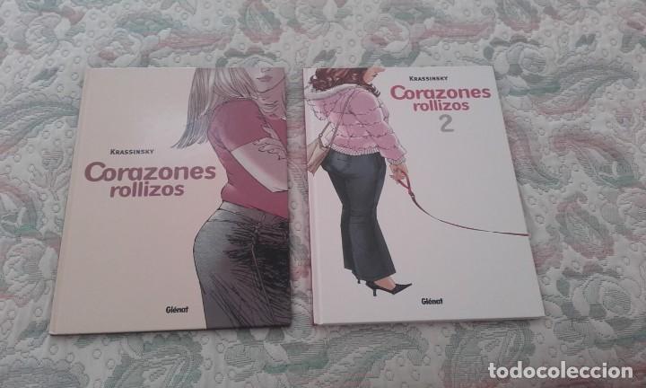 CORAZONES ROLLIZOS 1 Y 2 (COMPLETA), DE KRASSINSKY (Tebeos y Comics - Glénat - Autores Españoles)