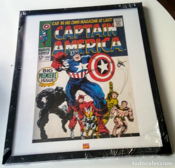 C&oacute;mics: CAPTAIN AMERICA MARVEL ENMARCADO - Foto 1