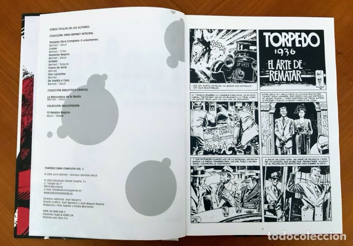 C&oacute;mics: Torpedo Obra Completa Volumen 2 - Foto 3