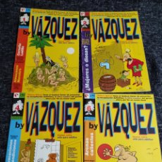 Comics : BY VAZQUEZ -LOTE DE 4 EJEMPLARES -ED. GLÉNAT. Lote 358166290
