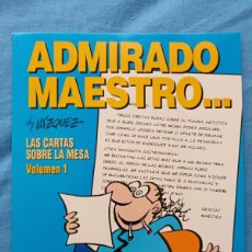 Cómics: COMIC ”ADMIRADO MAESTRO” DE MANUEL VÁZQUEZ. Lote 367496169