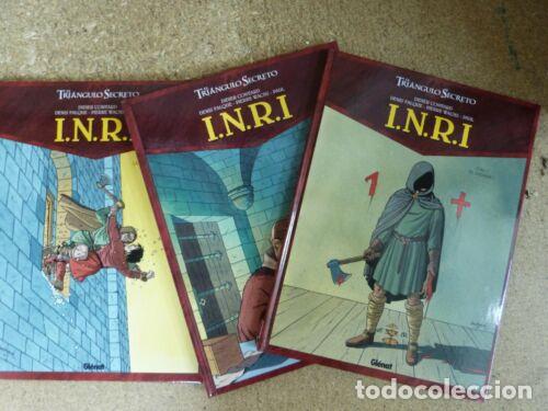 Fumetti: El Triangulo Secreto.I.N.R.I.lote 3 tomos.Glenat