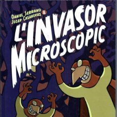 Cómics: L' INVASOR MICROSCOPIC - GLENAT 2009 1ª EDICIO - ALBUM EN CATALA, TAPA DURA - 2N PREMI JOSEP COLL. Lote 399245449
