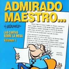 Cómics: ADMIRADO MAESTRO... (VAZQUEZ) - GLENAT - IMPECABLE - SUB01M. Lote 399680109