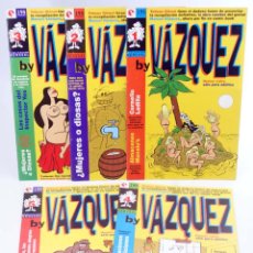 Cómics: BY VAZQUEZ 1 A 5. FALTA Nº 6 (VÁZQUEZ) GLENAT, 1995. OFRT. Lote 403339194