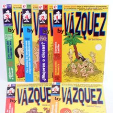 Cómics: BY VAZQUEZ 1 A 6. COMPLETA (VÁZQUEZ) GLENAT, 1995. OFRT. Lote 403339329
