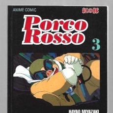 Cómics: PORCO ROSSO 3, 1995, GLÉNAT, PRIMERA EDICIÓN, MUY BUEN ESTADO