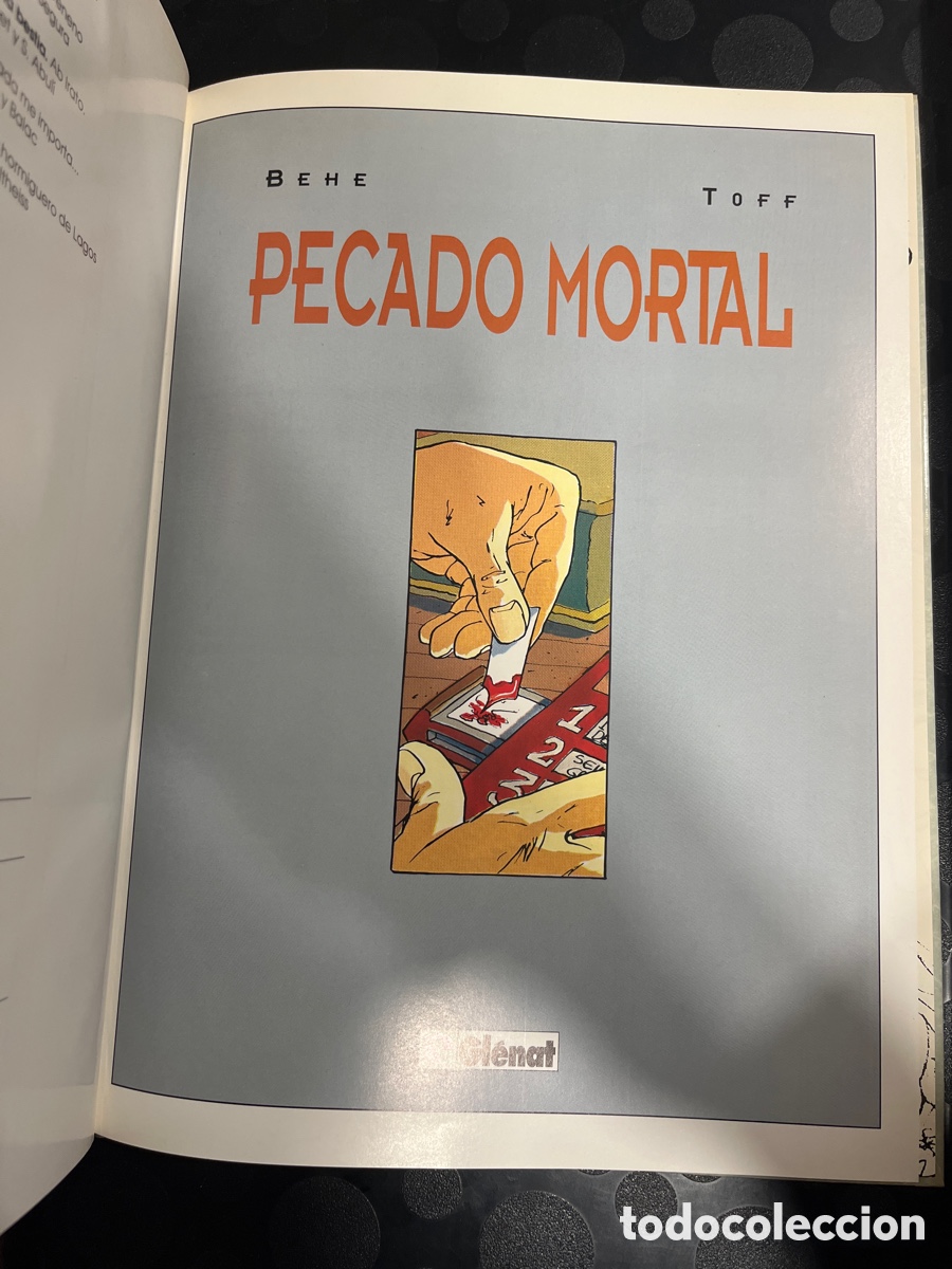 C&oacute;mics: PECADO MORTAL de JOSHEPH BEHE y TOFF ( 1992 ) - Foto 3