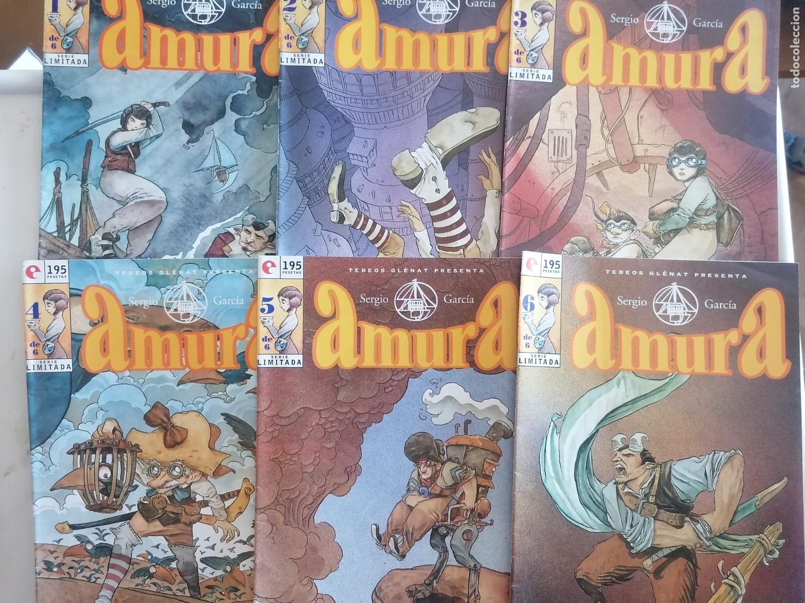 C&oacute;mics: AMURA, SERIE LIMITADA COMPLETA 1 AL 6 - SERGIO GARCIA - Foto 1