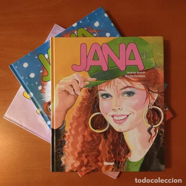 Lote 502532142: JANA De la línea: COLECCIÓN PURITA CAMPOS COMPLETA 3 Nº. Ediciones Glénat