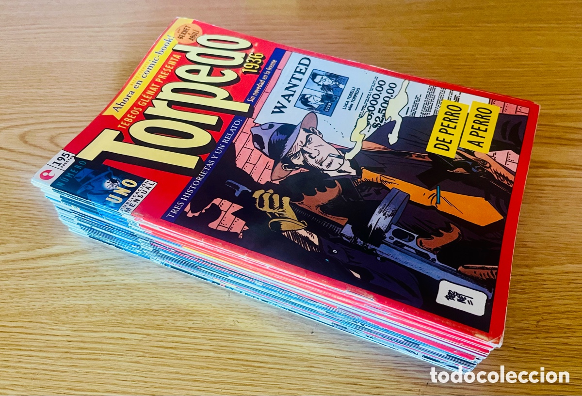 C&oacute;mics: TORPEDO, 30 N&Uacute;MEROS COMPLETA, (EDITORIAL GLENAT), NUEVA!! - Foto 1