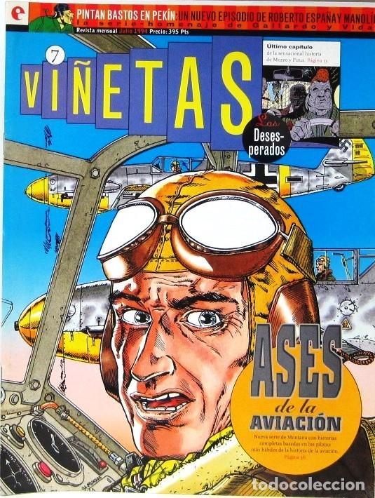 C&oacute;mics: VI&Ntilde;ETAS - N&ordm; 7 - ASES DE LA AVIACION - COMIC - Foto 1