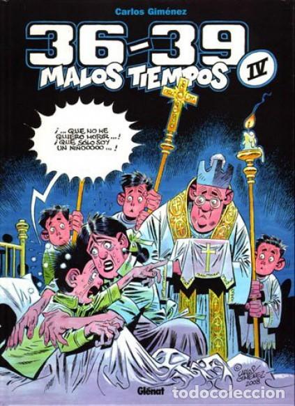 C&oacute;mics: 36-39 MALOS TIEMPOS COMPLETA 4 TOMOS CARLOS GIMENEZ GLENAT