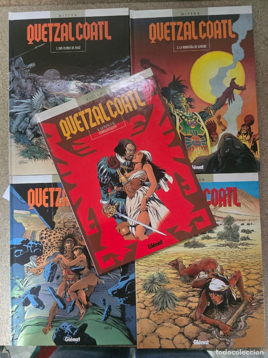Comics: Quetzal Coatl.Lote del 1 al 5 comics.Glenat