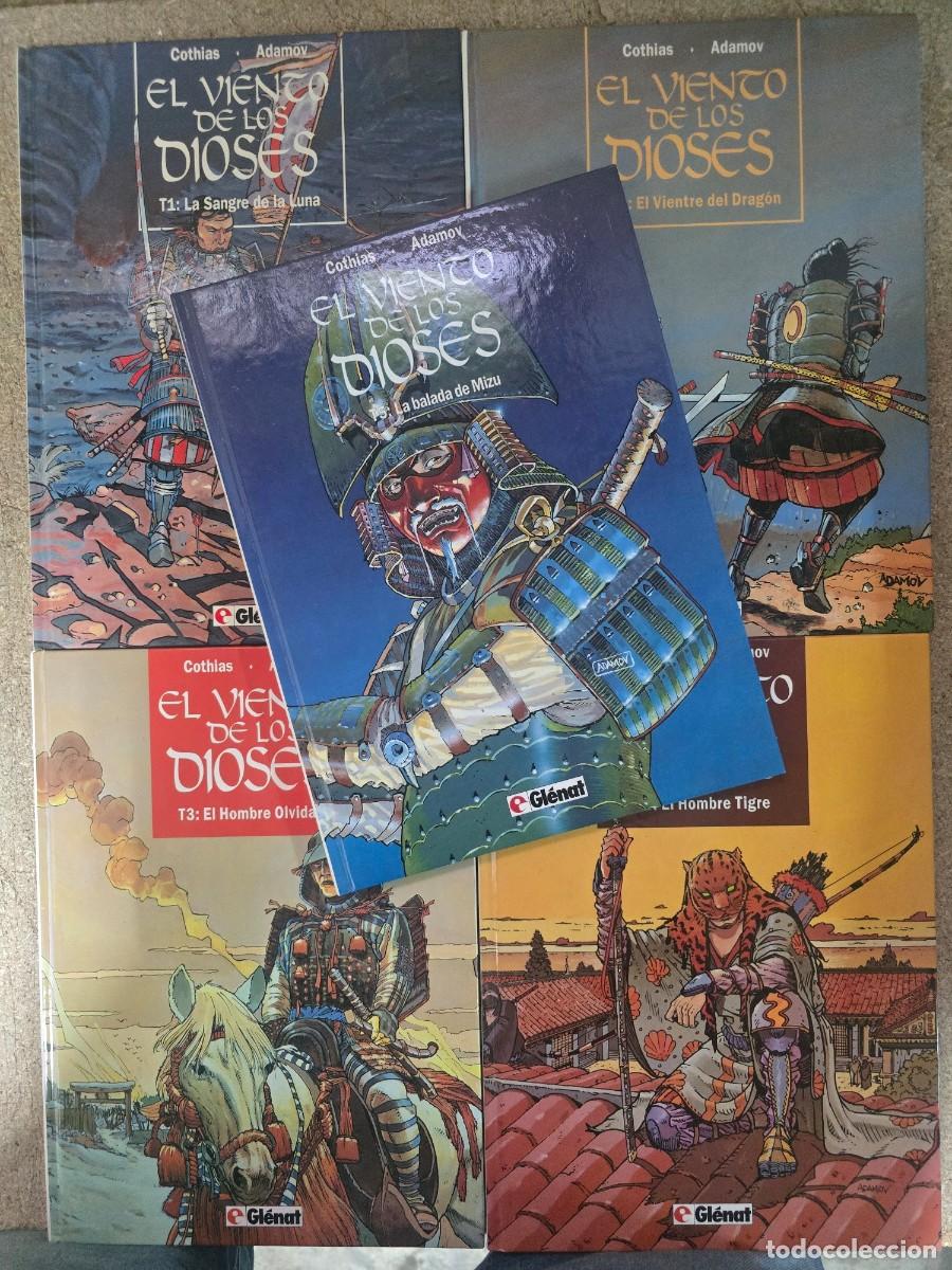 Comics : El Viento de los Dioses.Completa 5 comics.Glenat