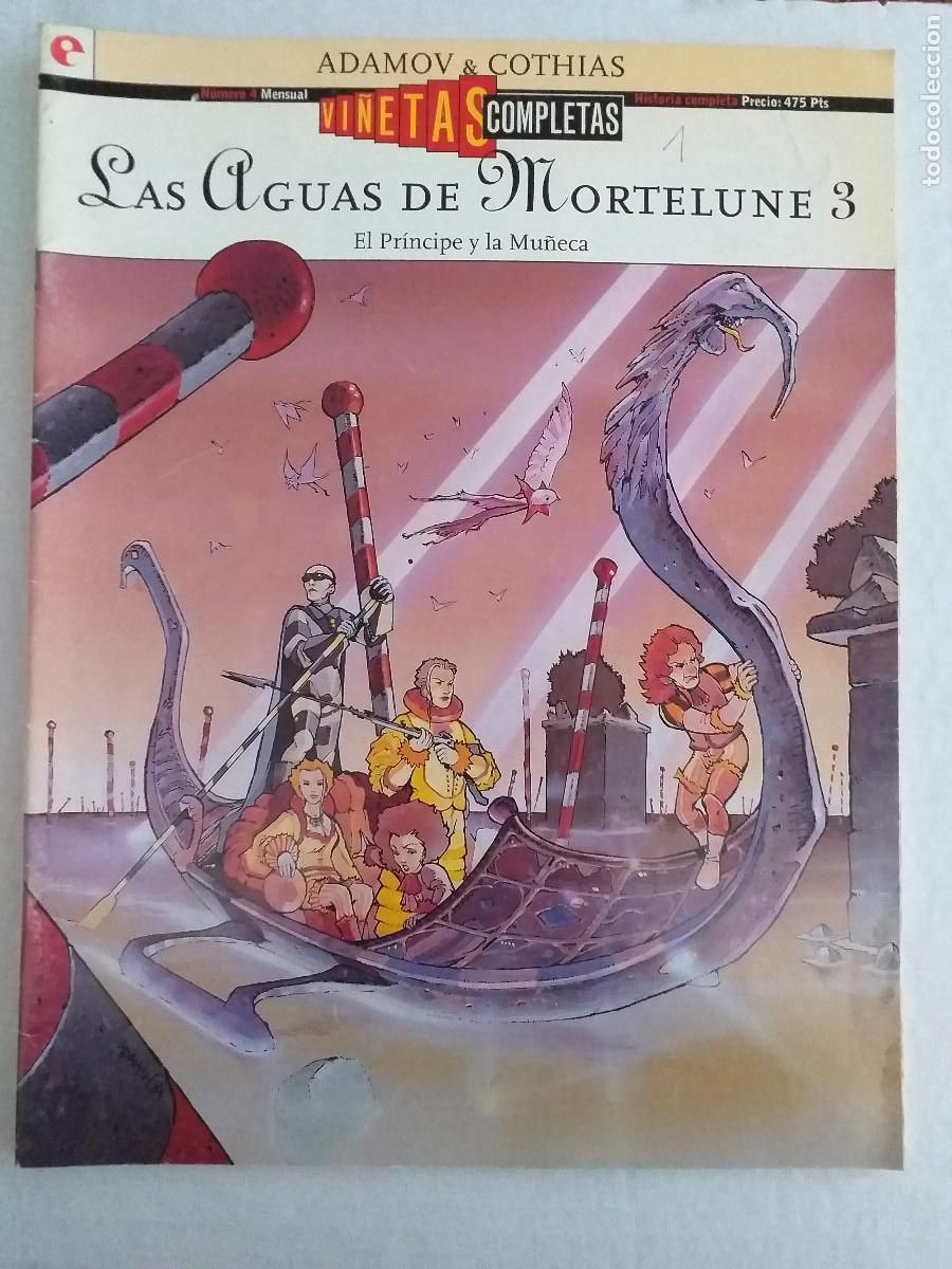 C&oacute;mics: VI&Ntilde;ETAS COMPLETAS - N&ordm; 4 DE 11 LAS AGUAS DE MORTELUNE - EL PR&Iacute;NCIPE Y LA MU&Ntilde;ECA (3) - 1994 Gl&eacute;nat