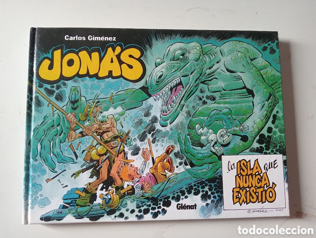 Comics: JON&Aacute;S LA ISLA QUE NUNCA EXISTI&Oacute; CARLOS GIM&Eacute;NEZ. GLENAT