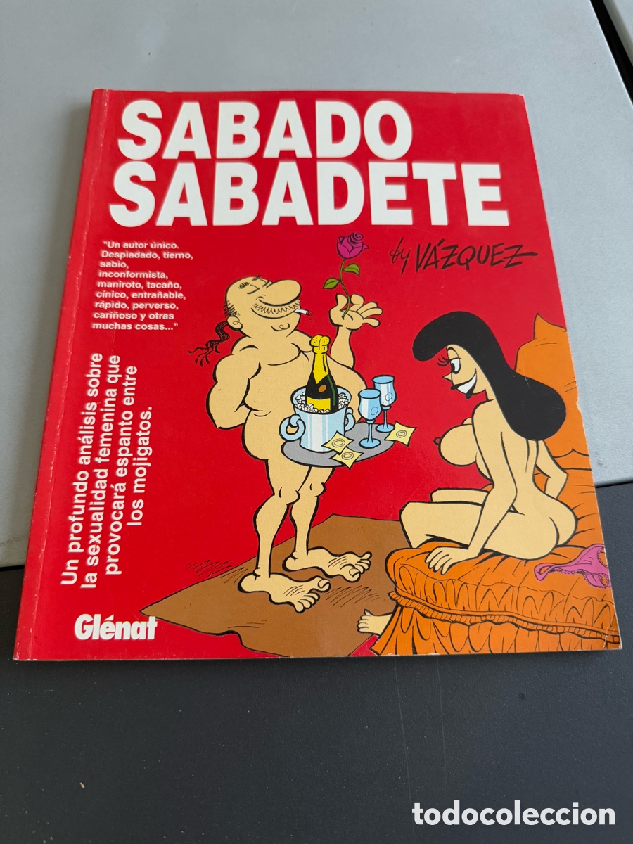 C&oacute;mics: S&Aacute;BADO SABADETE - MANUEL V&Aacute;ZQUEZ - GENIOS DEL HUMOR N&ordm; 1 - EDICIONES GL&Eacute;NAT - A&Ntilde;O 1995.