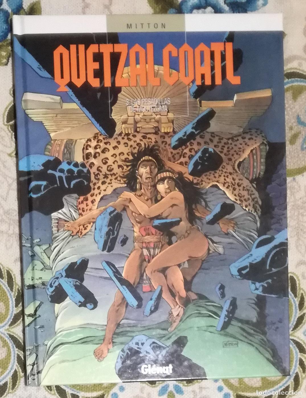 C&oacute;mics: Comic Quetzal Coalt, n&ordm; 3: Las pesadillas de Moctezuma - Mitton; Glenat, tapa dura