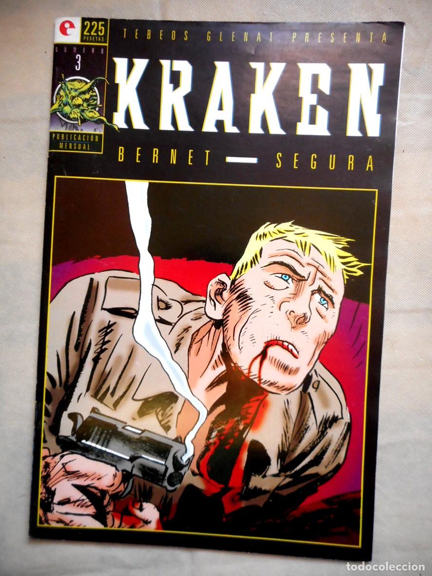 C&oacute;mics: KRAKEN N&ordm;3 A SANGRE FR&Iacute;A (GL&Eacute;NAT-1997) ANTONIO SEGURA - JORDI BERNET