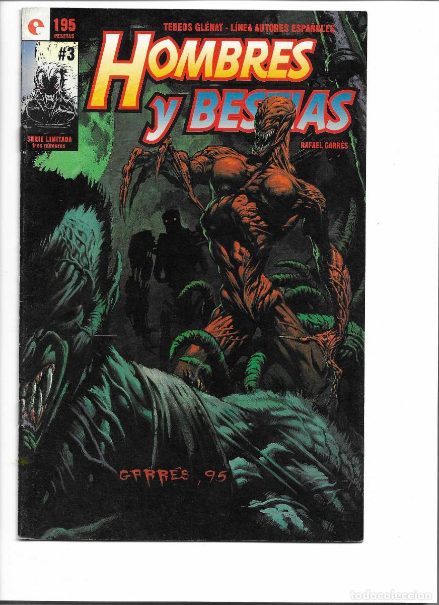 C&oacute;mics: HOMBRES Y BESTIAS N&ordm; 3 - GLENAT - RAFAEL GARRES - (1995)