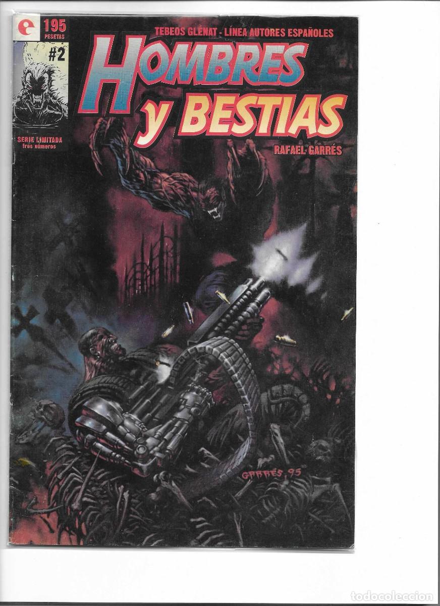 C&oacute;mics: HOMBRES Y BESTIAS N&ordm; 2 - GLENAT - RAFAEL GARRES - (1995)