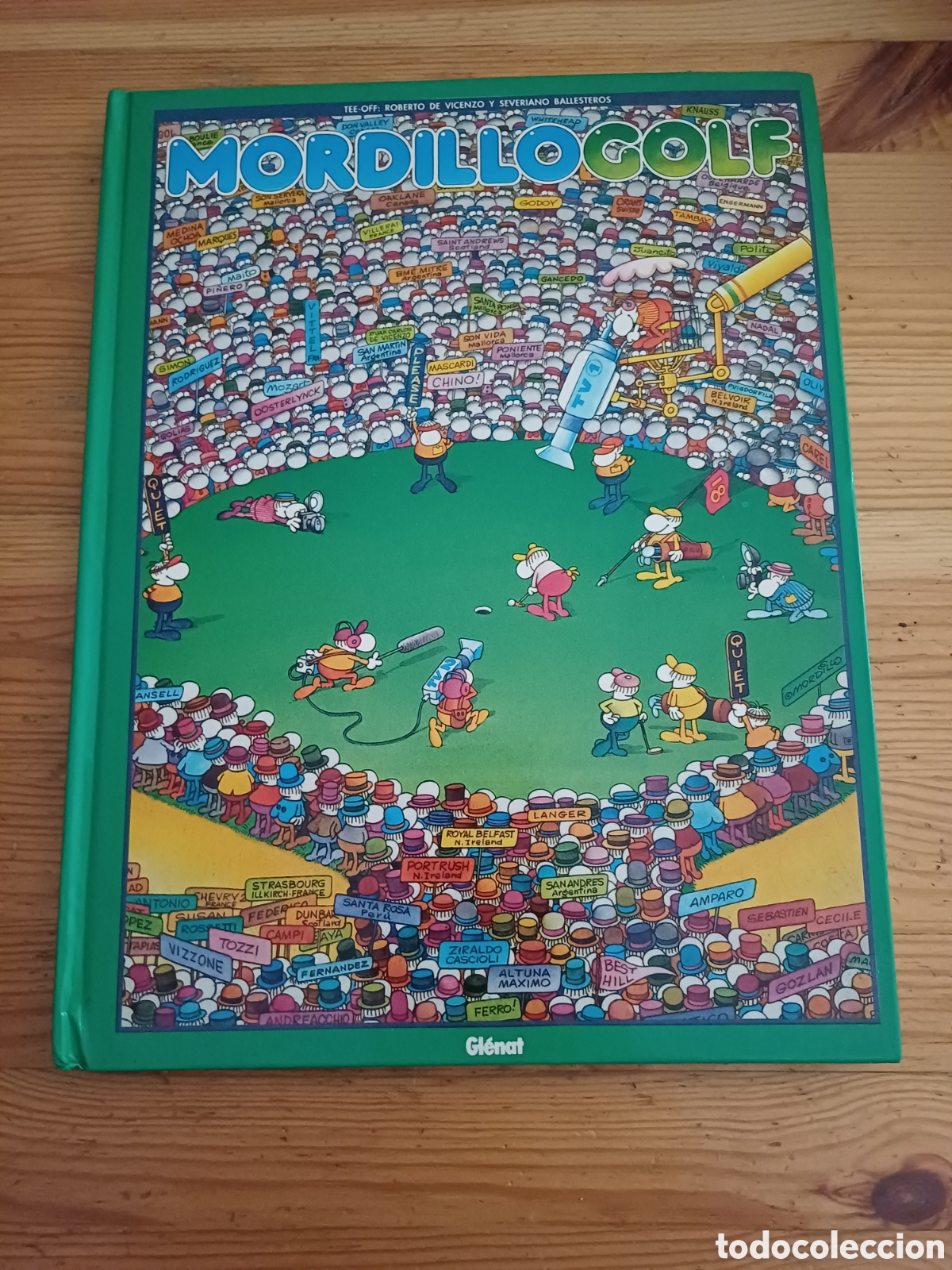 C&oacute;mics: Mordillo Golf Tee-off Roberto de Vicenzo y Severiano Ballesteros MordilloGolf 1993