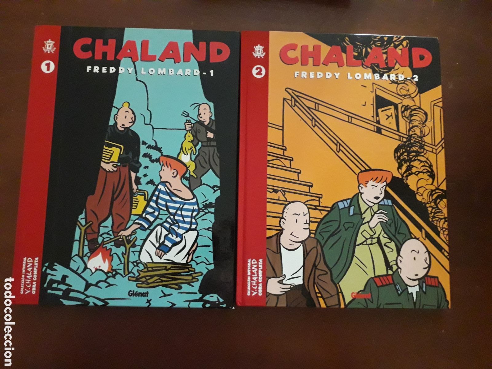 C&oacute;mics: CHALAND. FREDDY LOMBARD. 2 TOMOS COMPLETA
