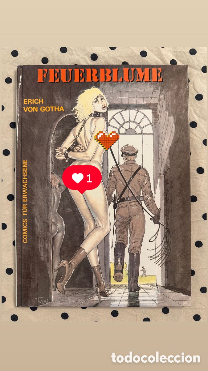 Comics: C&oacute;mic Er&oacute;tico FEUERBLUME - ERICH VON GOTHA. Edici&oacute;n Alemana. Muy Raro / Culto