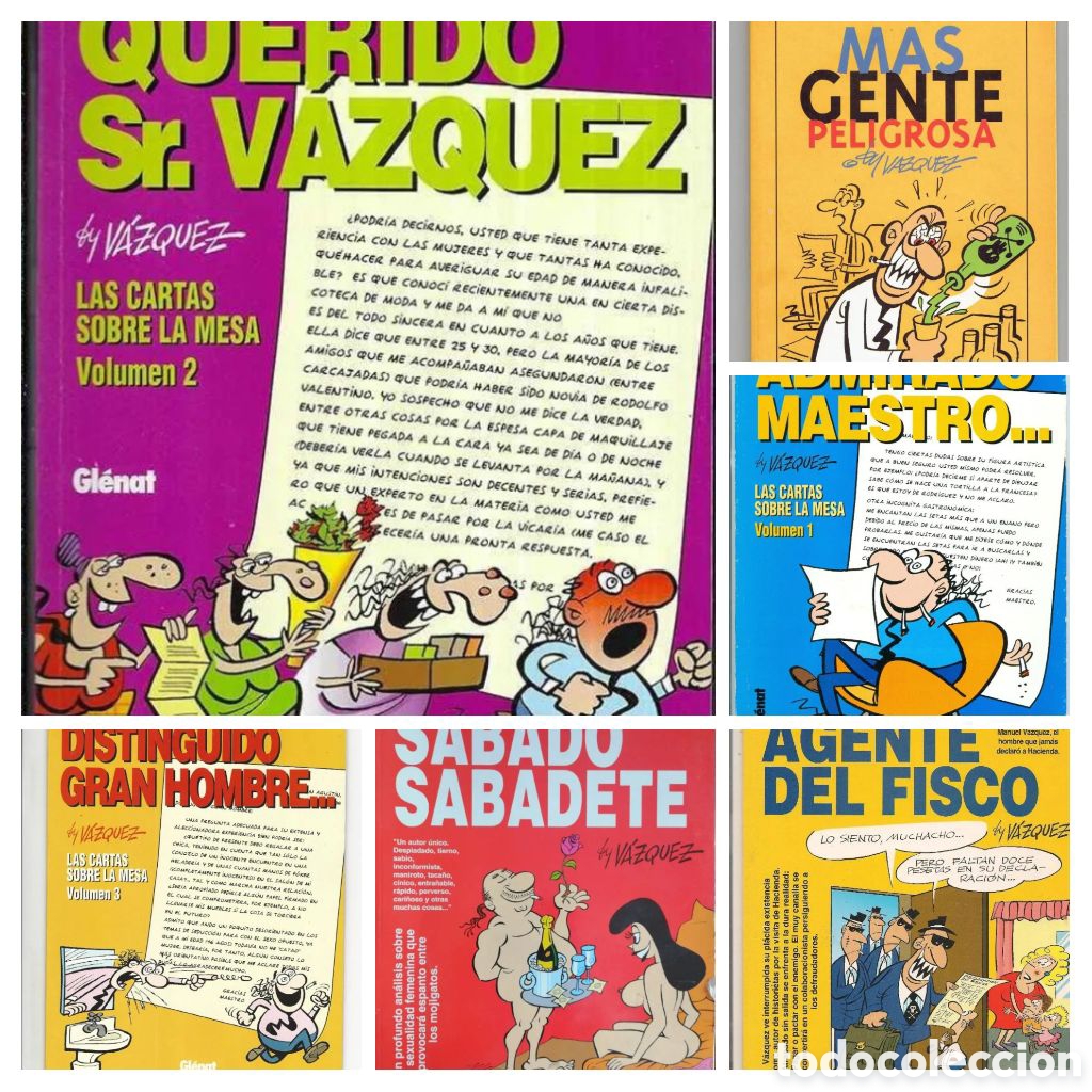 C&oacute;mics: EL GRAN V&Aacute;ZQUEZ (6 EJEMPLARES)